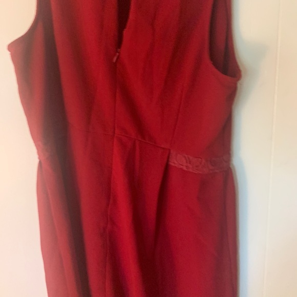 Modcloth Red Lace Trim Vintage Dress 1X Myrtlewood - Picture 7 of 7